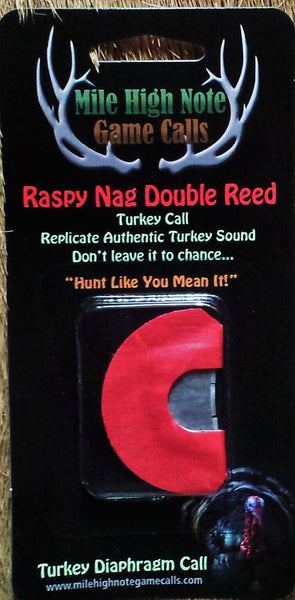 AA -Raspy Nag ™ Turkey Double Reed Diaphragm Call – Mile High Note